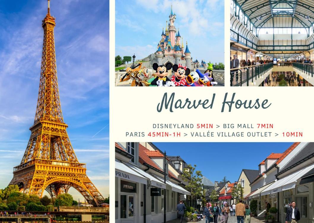Marvel House - Disneyland 5Min, Private Parking, Terrace Magny-le-Hongre Kültér fotó